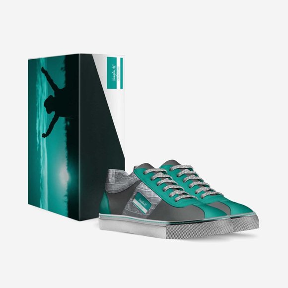 Turquoise and Silver Shoes